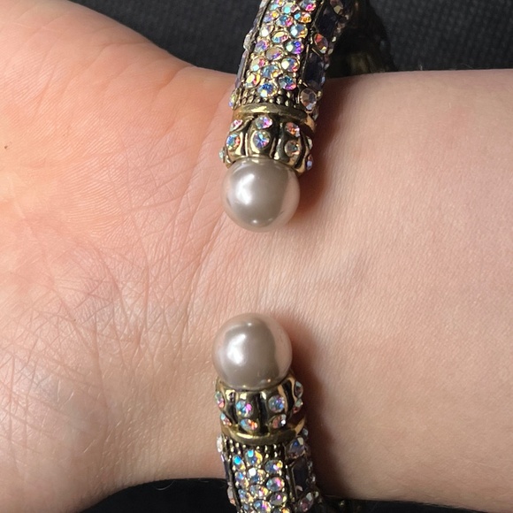 Heidi Daus "Lavish Layers" 6 PIECE SET Necklace, 3 Bracelet, Earrings, Ring - Picture 12 of 16